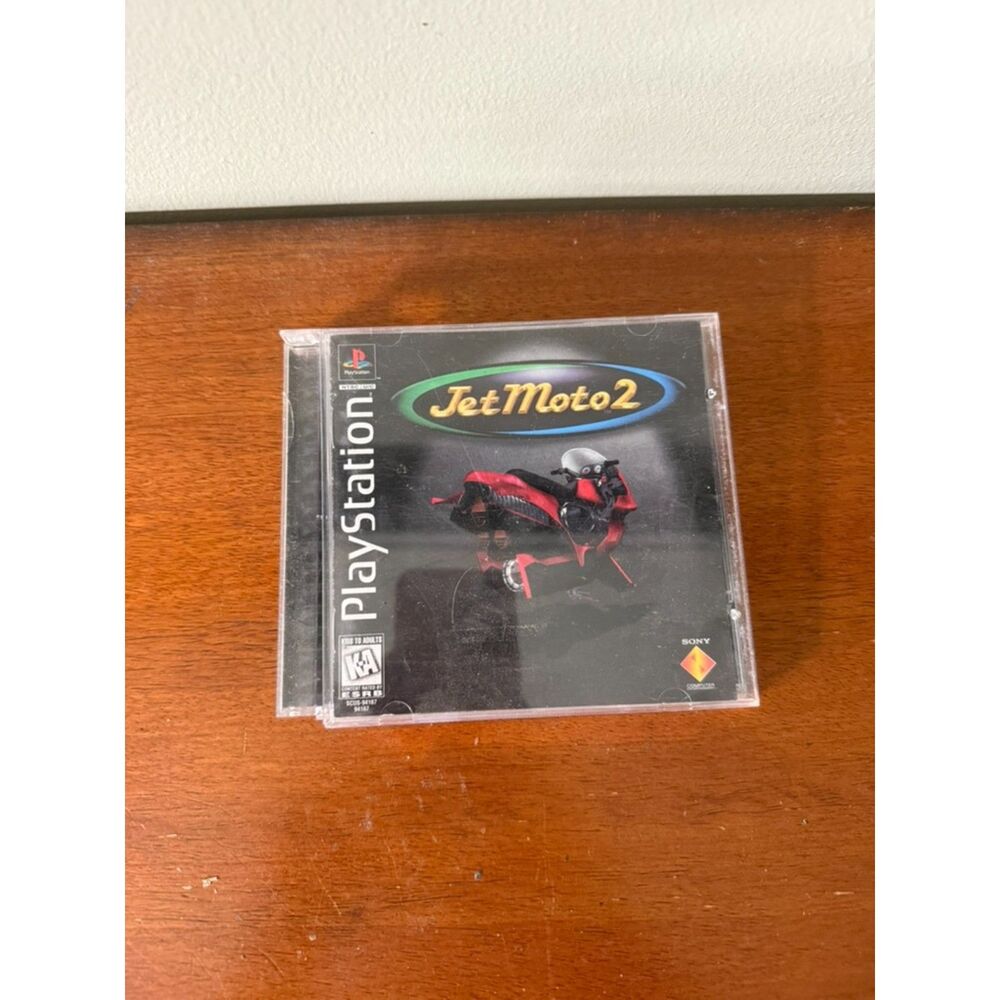 Jet Moto 2 (Sony PlayStation 1, 1997) Vintage Video Game 90s